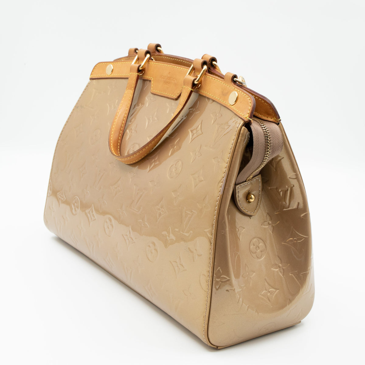 Louis-vuitton Brea MM Vernis Gold