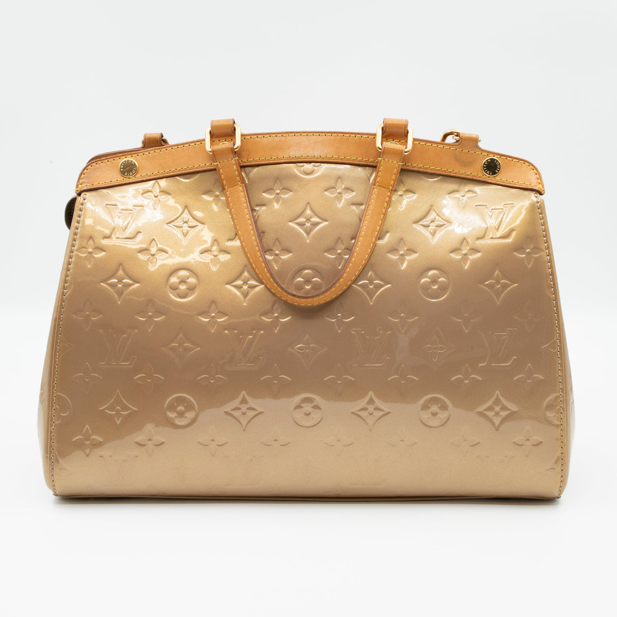 Louis-vuitton Brea MM Vernis Gold
