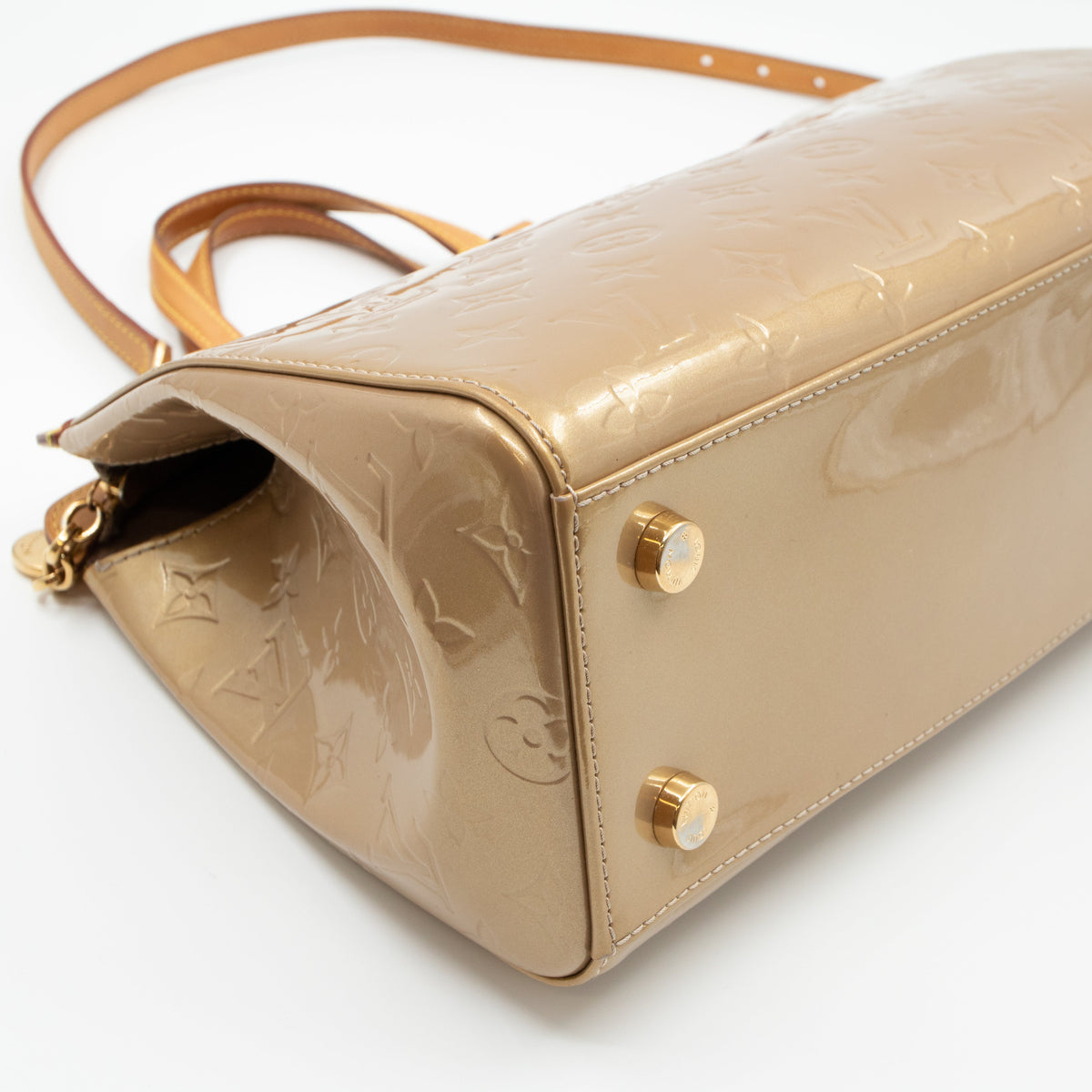 Louis-vuitton Brea MM Vernis Gold