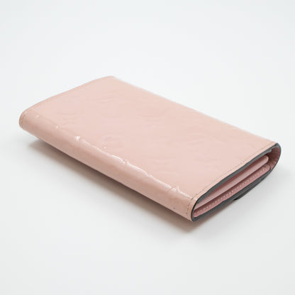 Louis-vuitton Sarah Compact Wallet Vernis Rose Ballerine