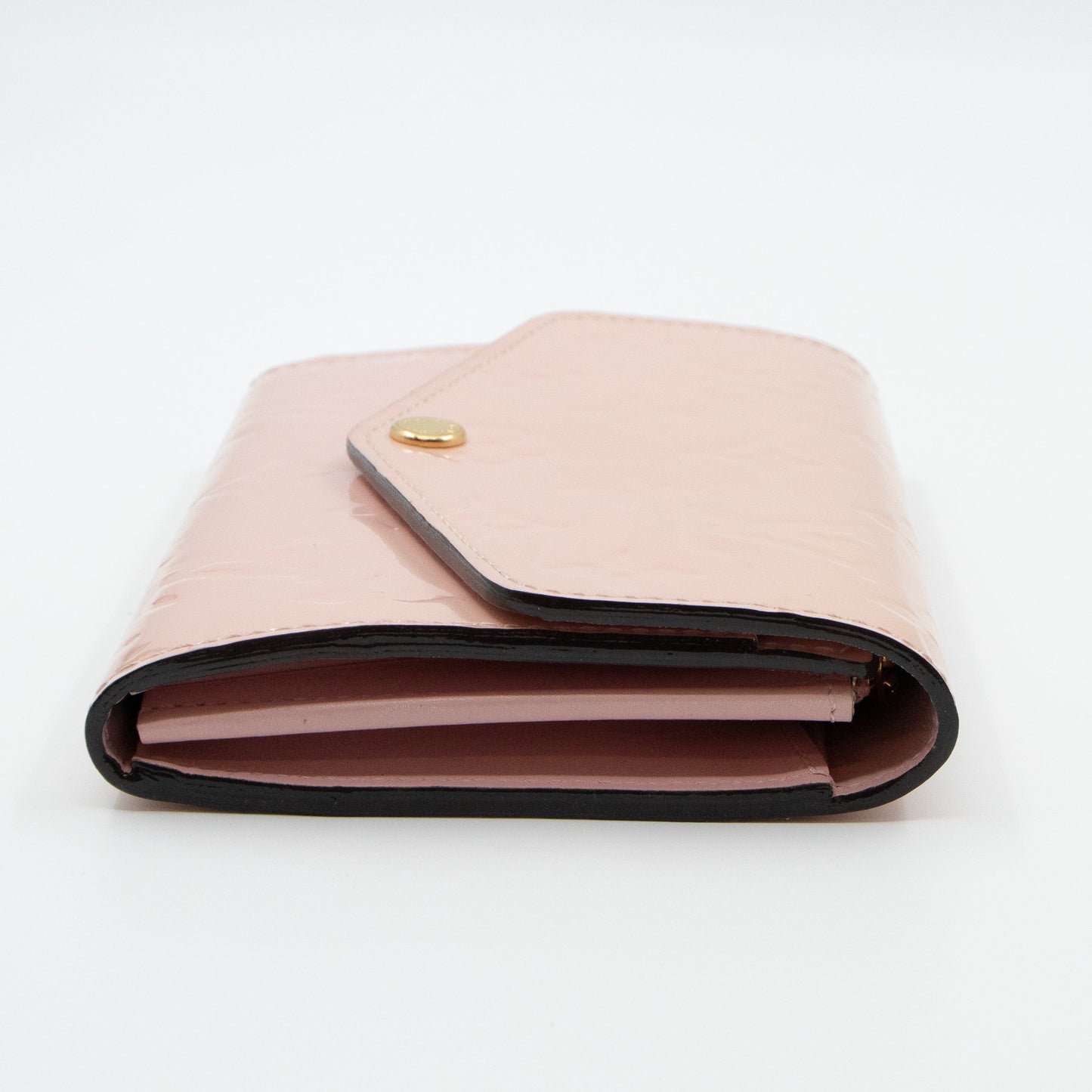 Louis-vuitton Sarah Compact Wallet Vernis Rose Ballerine