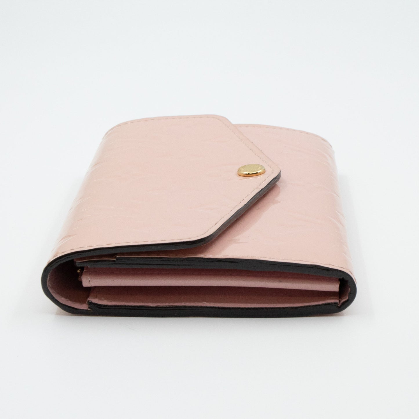 Louis-vuitton Sarah Compact Wallet Vernis Rose Ballerine