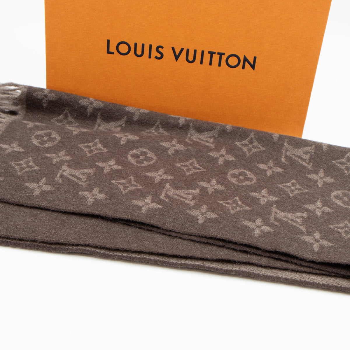 Louis-vuitton Monogram Gradient Scarf Hazelnut
