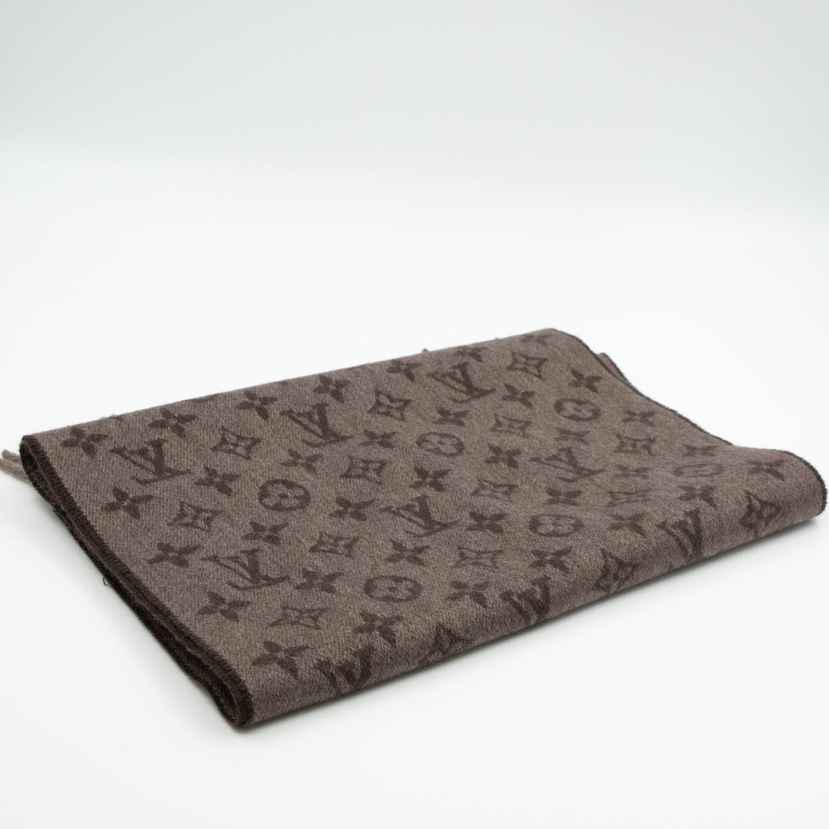 Louis-vuitton Monogram Gradient Scarf Hazelnut