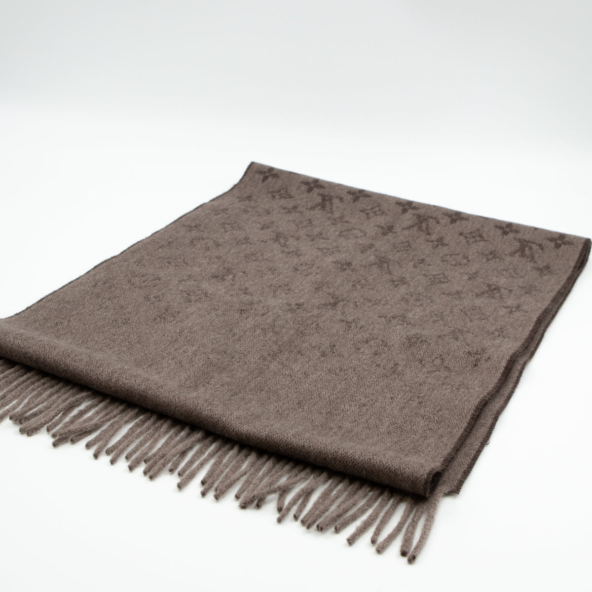 Louis-vuitton Monogram Gradient Scarf Hazelnut