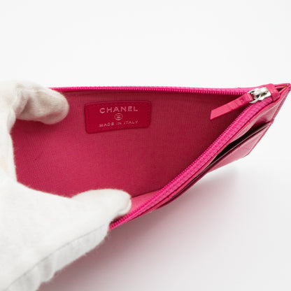 Classic Travel Wallet Four in One Pink Leather