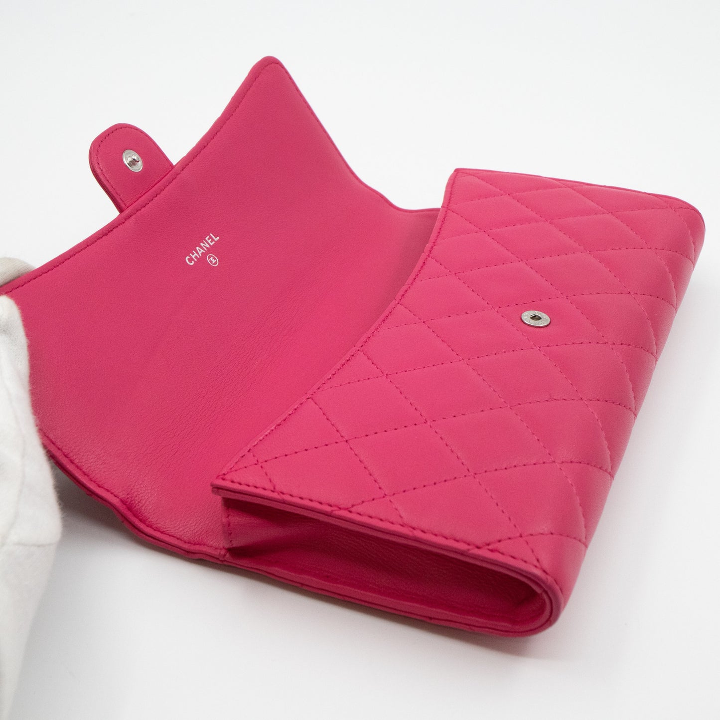 Classic Travel Wallet Four in One Pink Leather