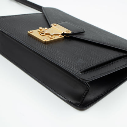 Louis-vuitton Dragonne Sellier Clutch Black Epi Leather