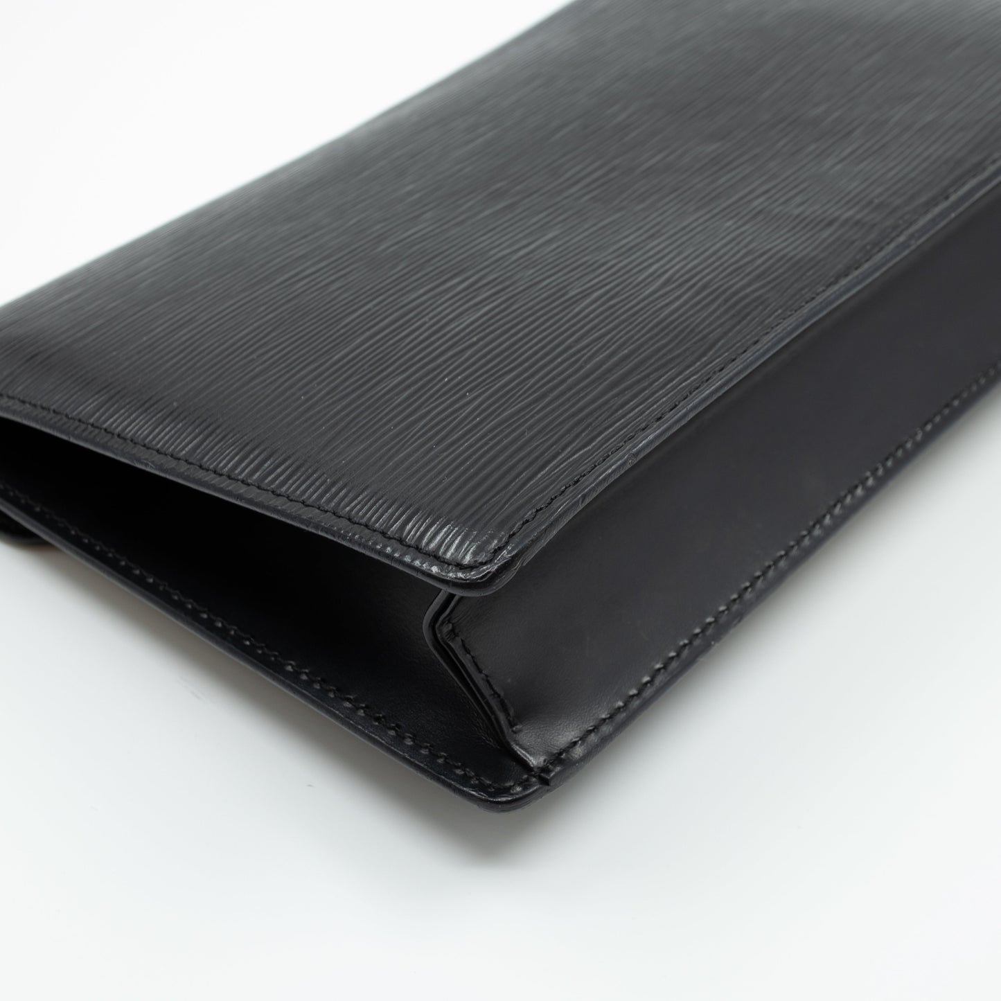 Louis-vuitton Dragonne Sellier Clutch Black Epi Leather