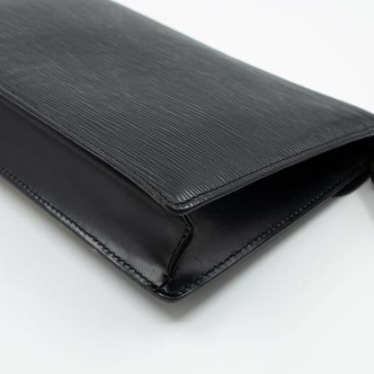 Louis-vuitton Dragonne Sellier Clutch Black Epi Leather