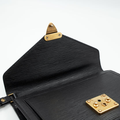 Louis-vuitton Dragonne Sellier Clutch Black Epi Leather