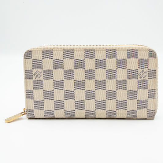 Louis-vuitton Zippy Organizer Wallet Damier Azur