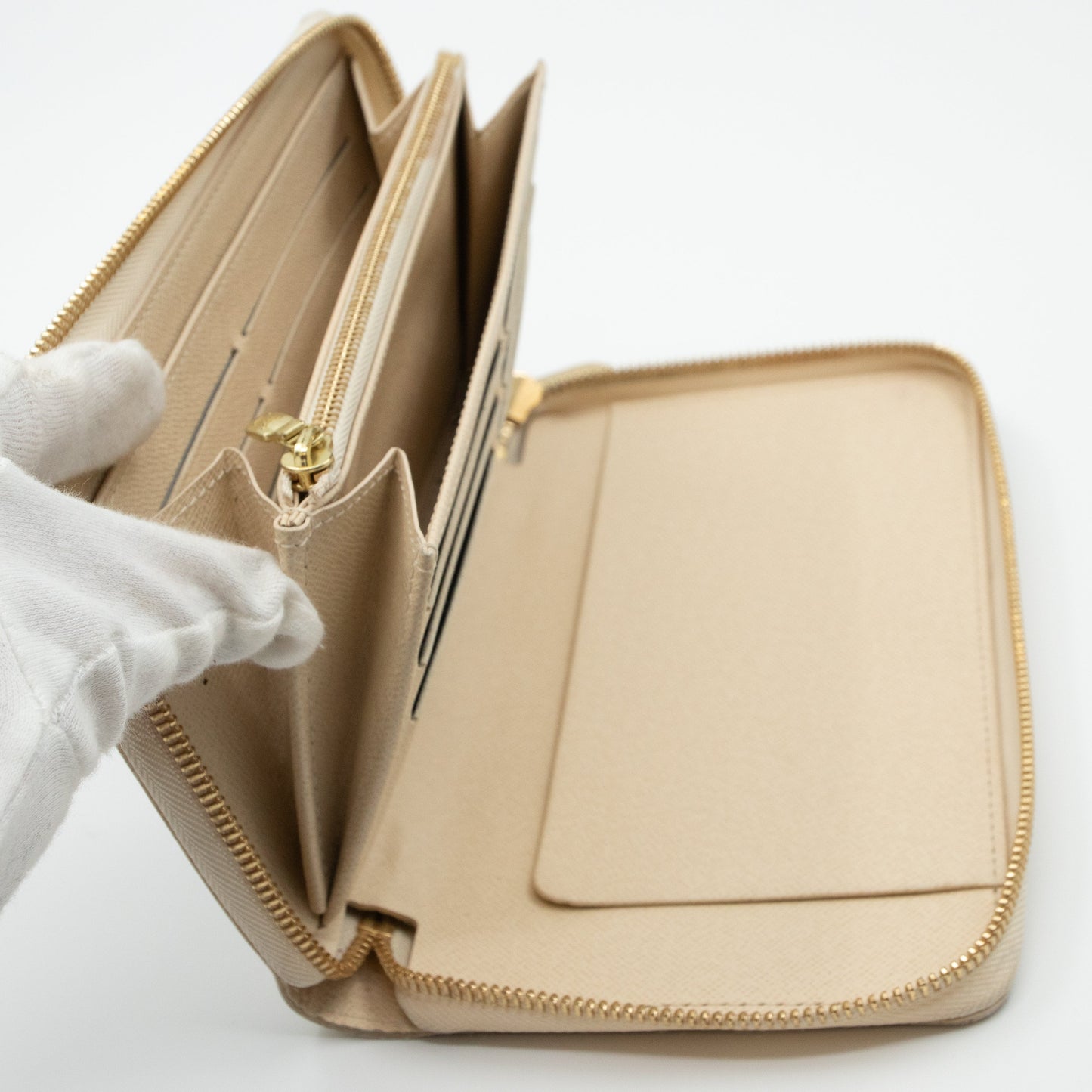 Louis-vuitton Zippy Organizer Wallet Damier Azur