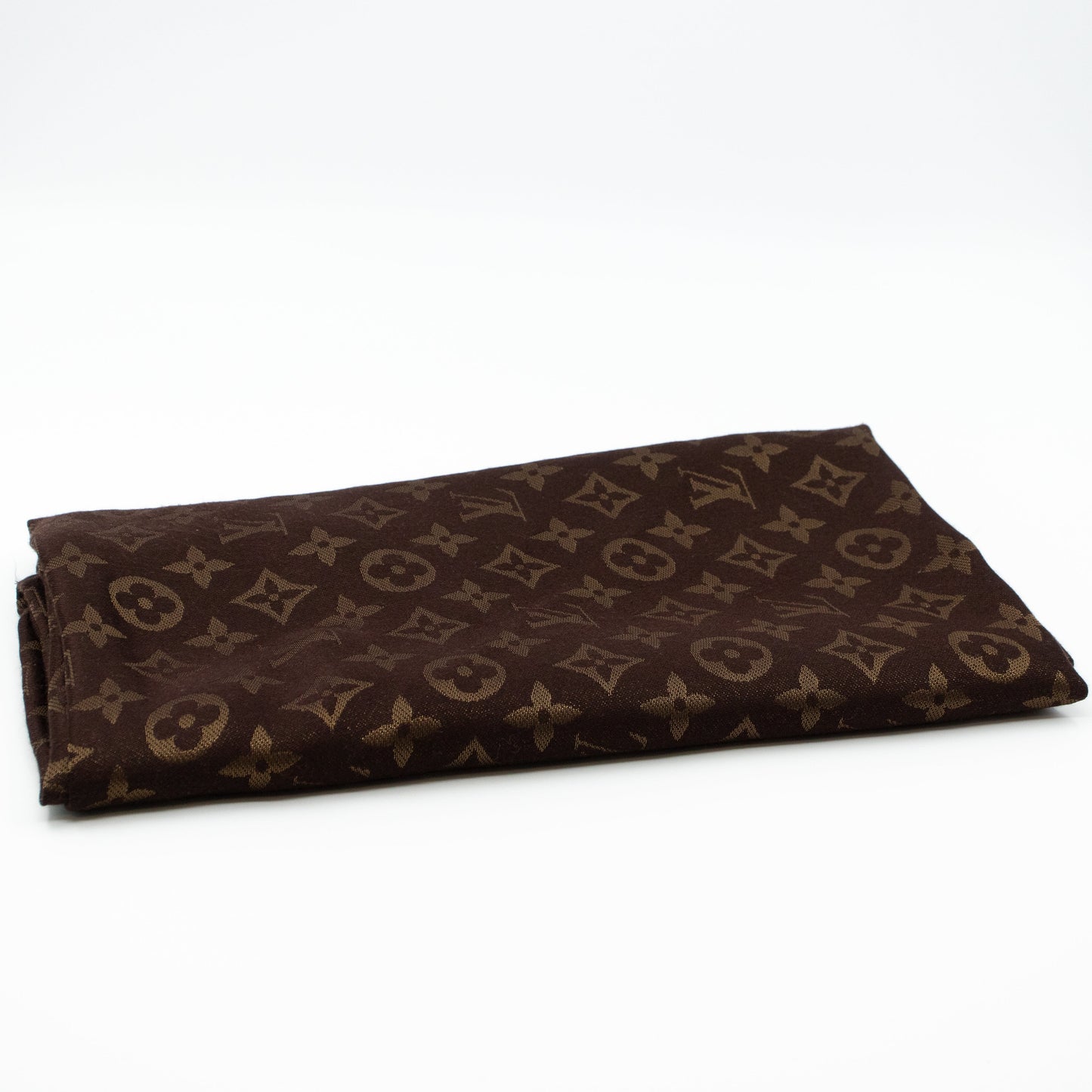 Louis-vuitton Monogram Shine Shawl Brown