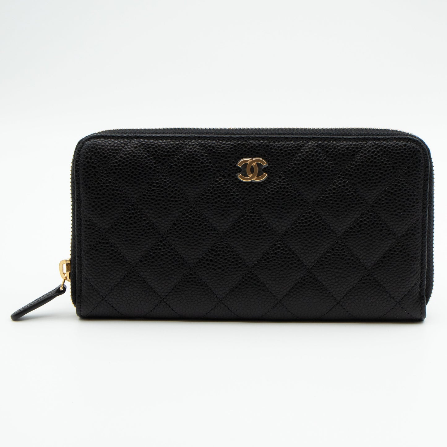 Classic Long Zipped Wallet Black Caviar