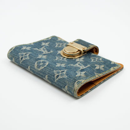 Louis-vuitton Small Ring Agenda Cover Denim