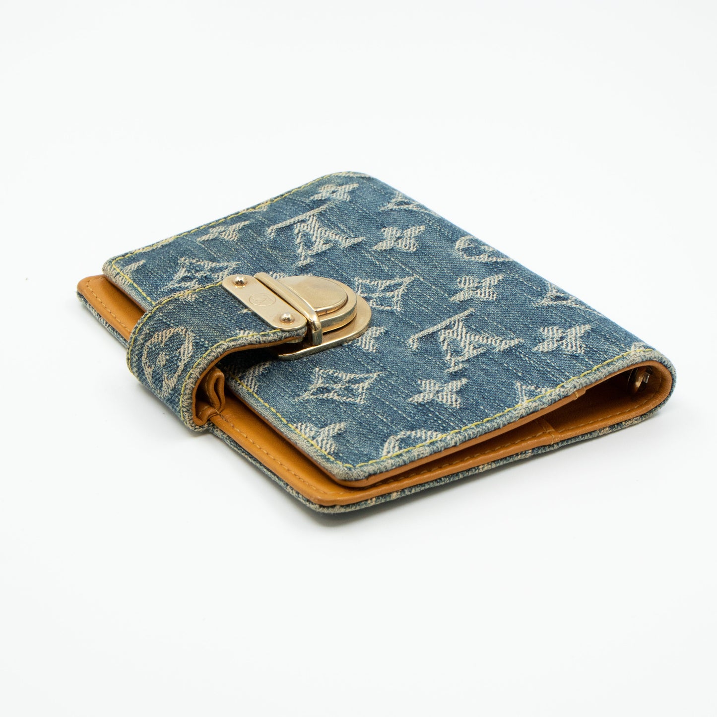 Louis-vuitton Small Ring Agenda Cover Denim
