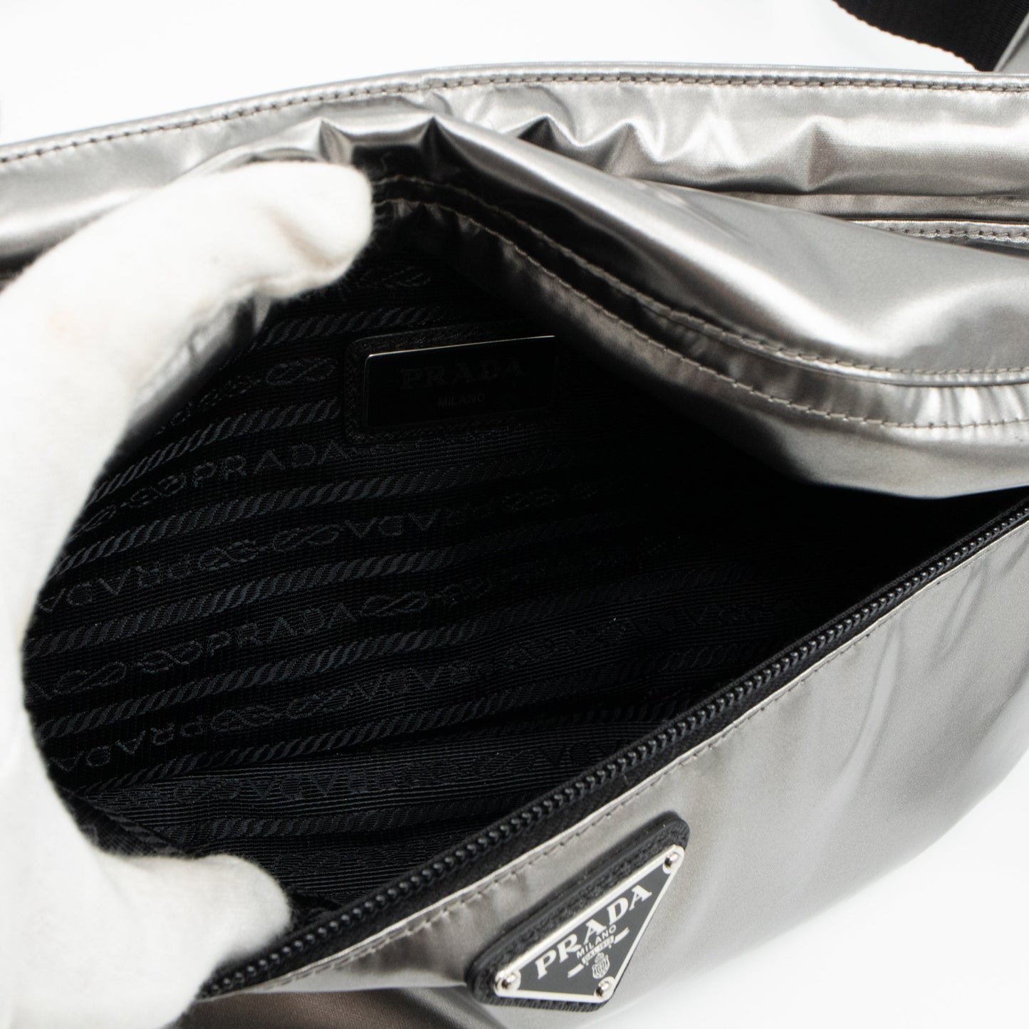 Belt Bag Iron Metallic Nylon