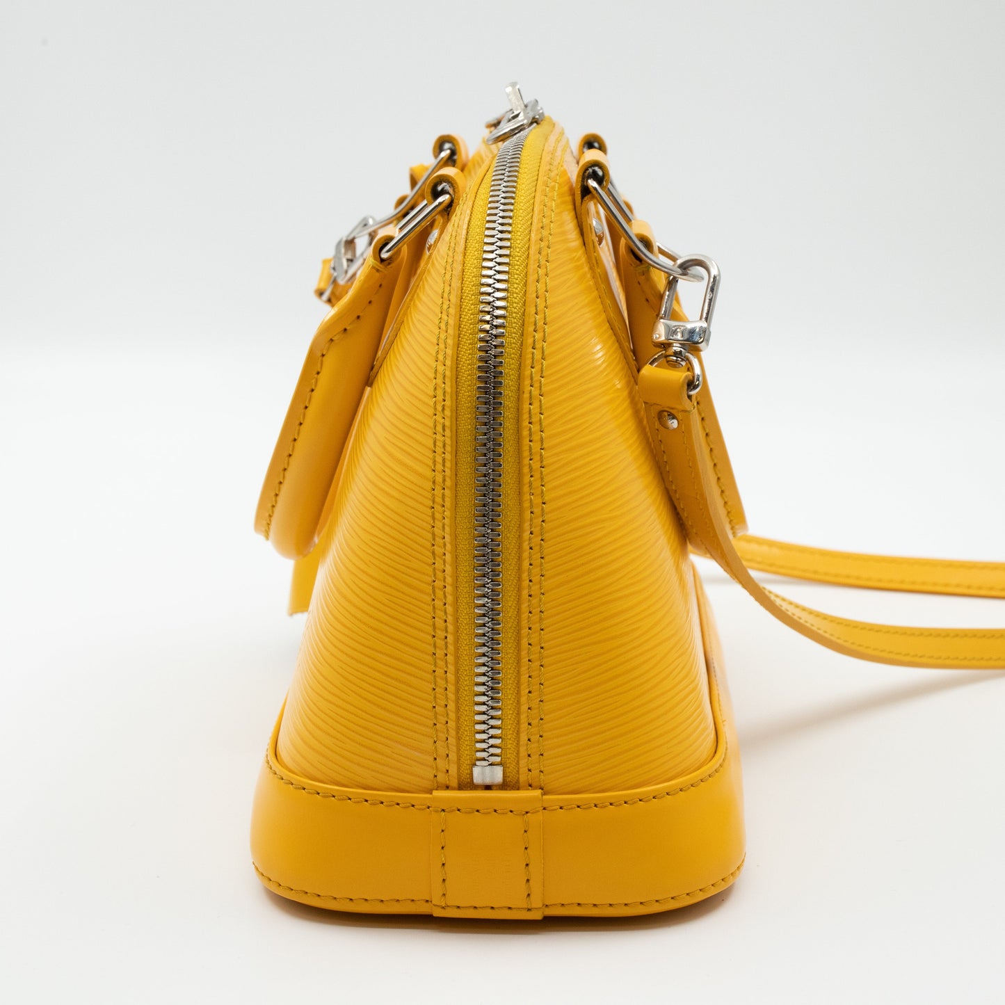 Louis-vuitton Alma BB Yellow Epi Leather