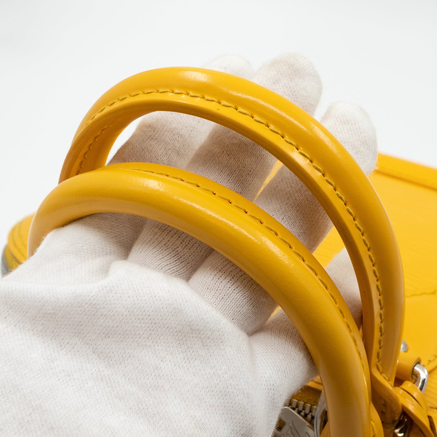 Louis-vuitton Alma BB Yellow Epi Leather