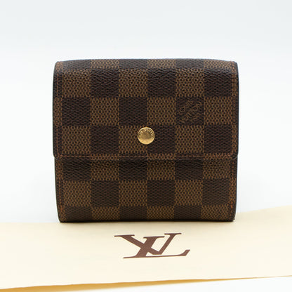 Louis-vuitton Elise Wallet Damier Ebene