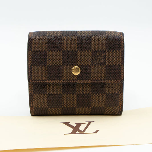 Louis-vuitton Elise Wallet Damier Ebene