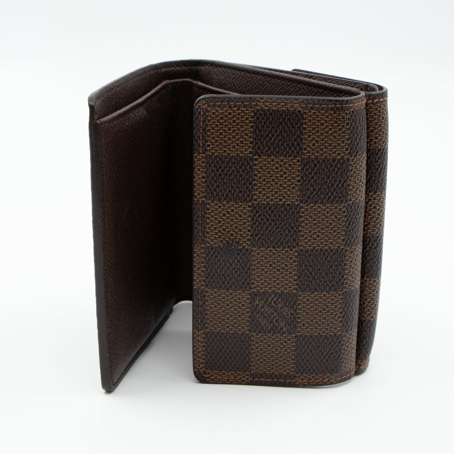 Louis-vuitton Elise Wallet Damier Ebene