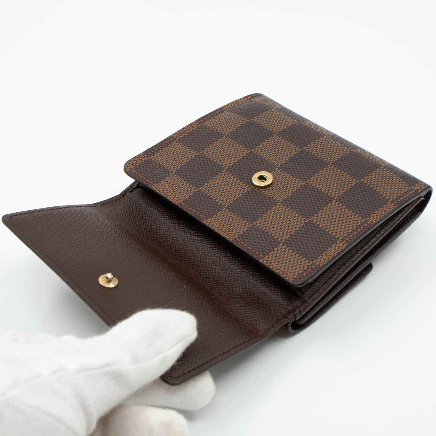 Louis-vuitton Elise Wallet Damier Ebene