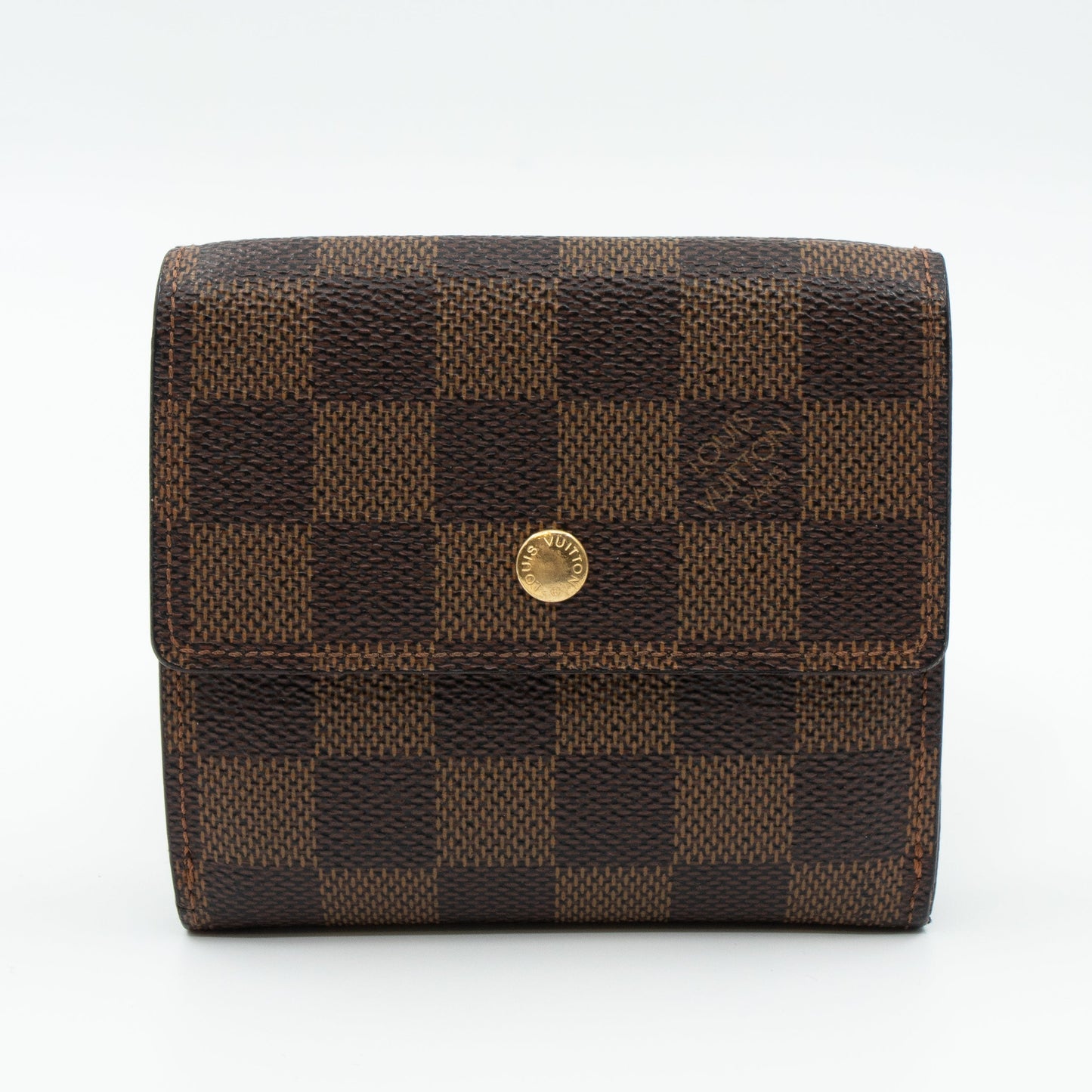 Louis-vuitton Elise Wallet Damier Ebene