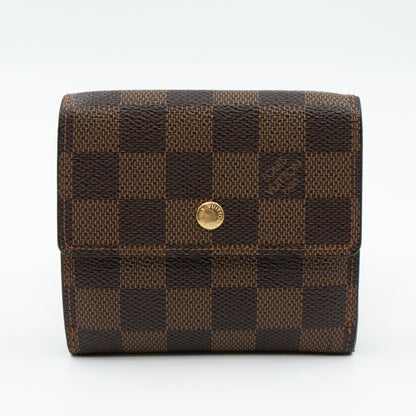 Louis-vuitton Elise Wallet Damier Ebene