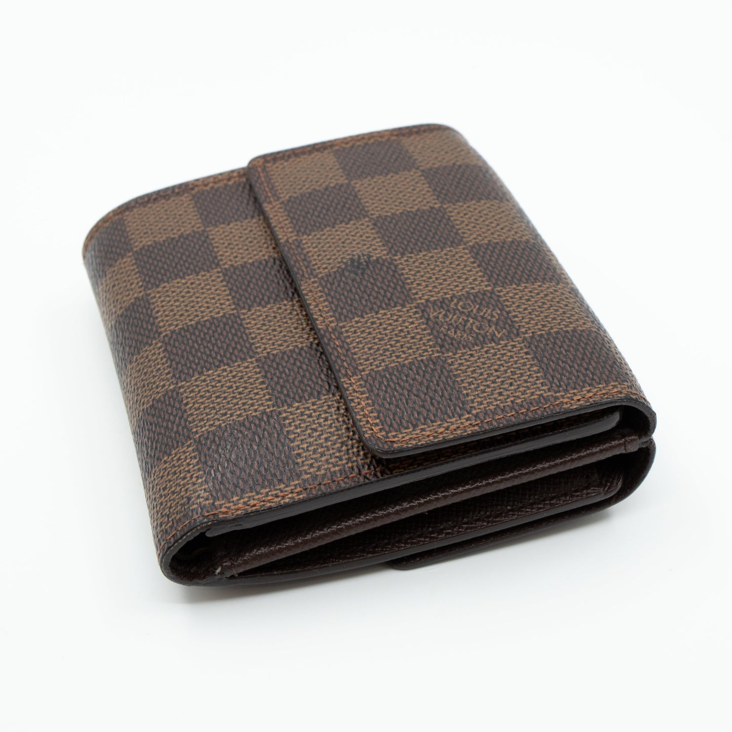 Louis-vuitton Elise Wallet Damier Ebene