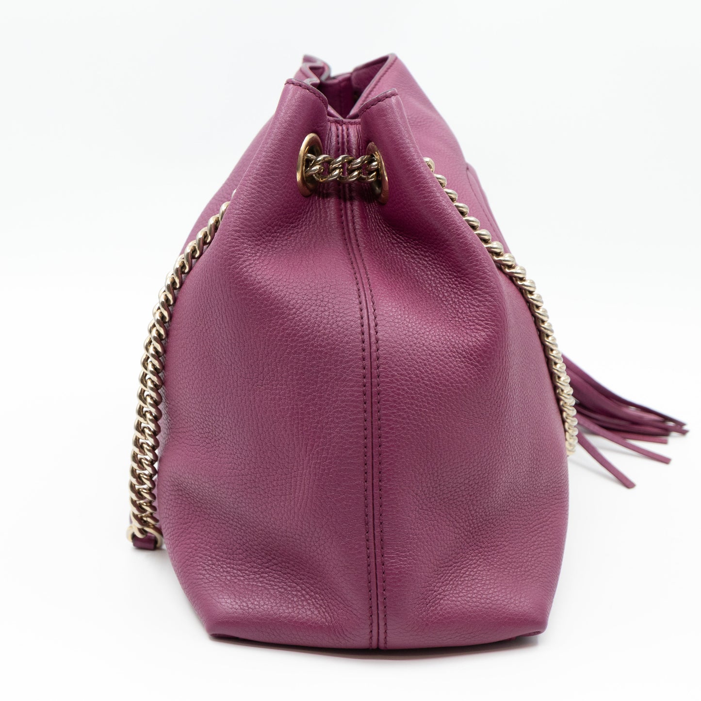 Soho Tassel Chain Purple Leather