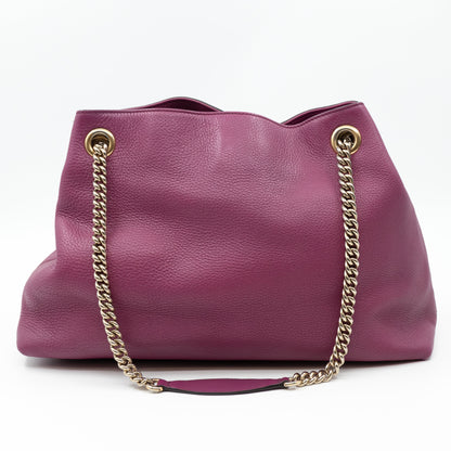 Soho Tassel Chain Purple Leather