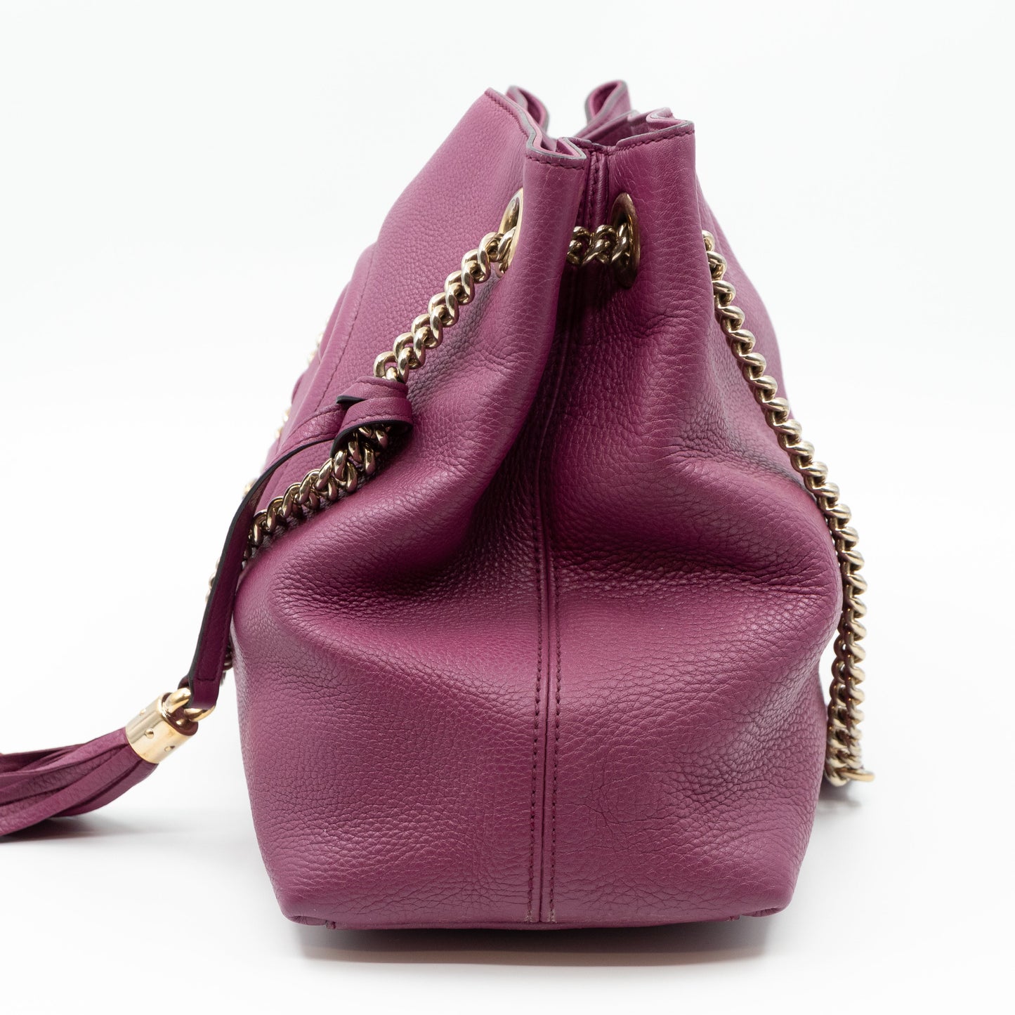 Soho Tassel Chain Purple Leather