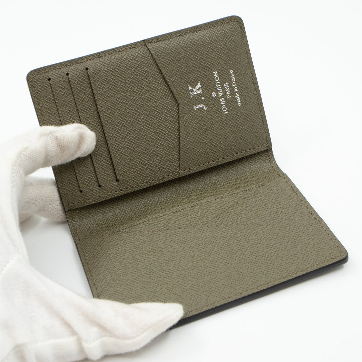 Louis-vuitton Pocket Organiser Khaki Epi Leather