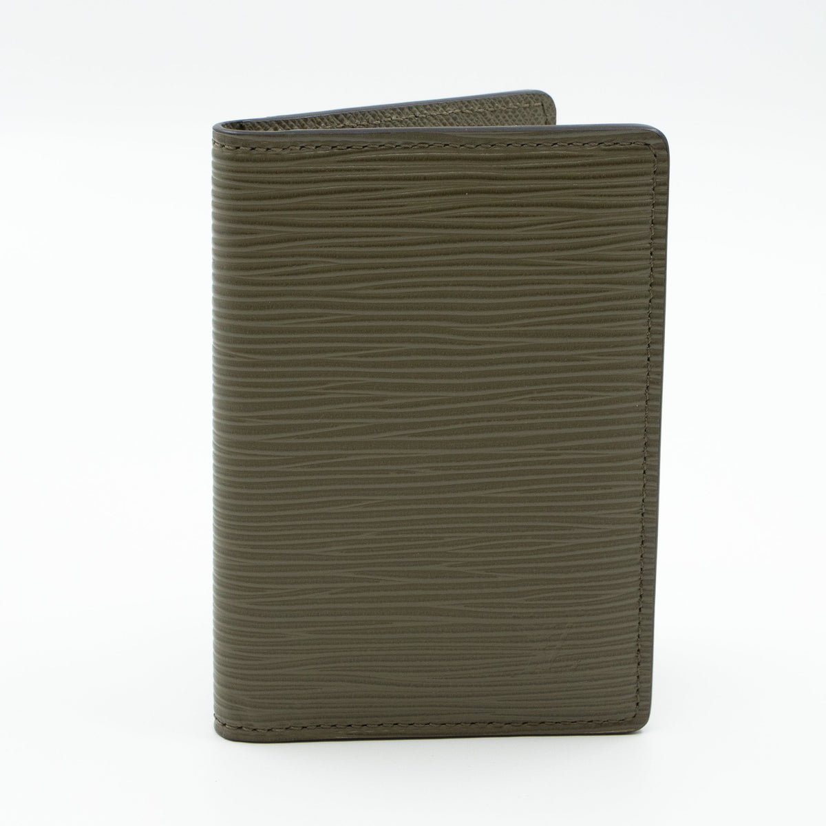 Louis-vuitton Pocket Organiser Khaki Epi Leather