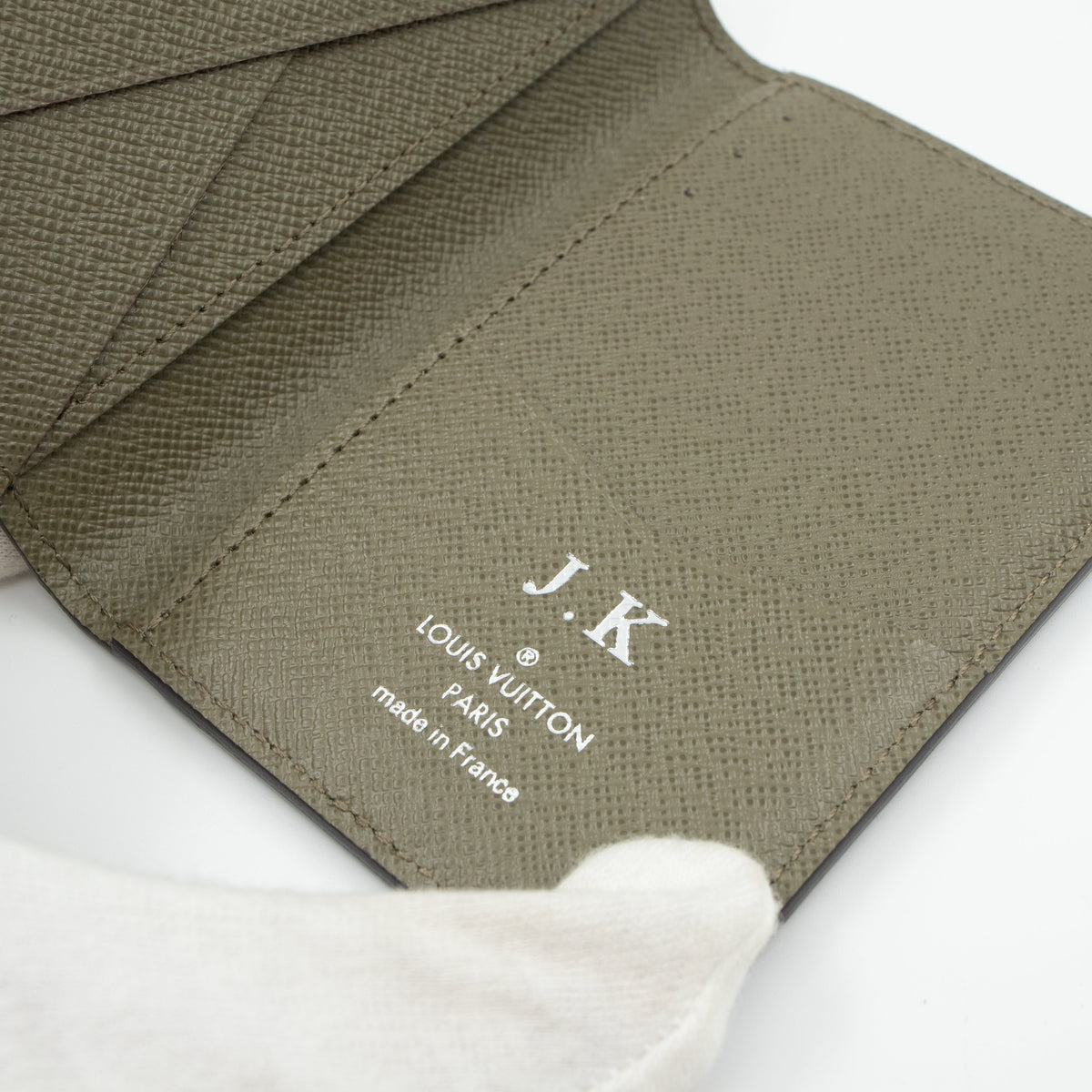 Louis-vuitton Pocket Organiser Khaki Epi Leather