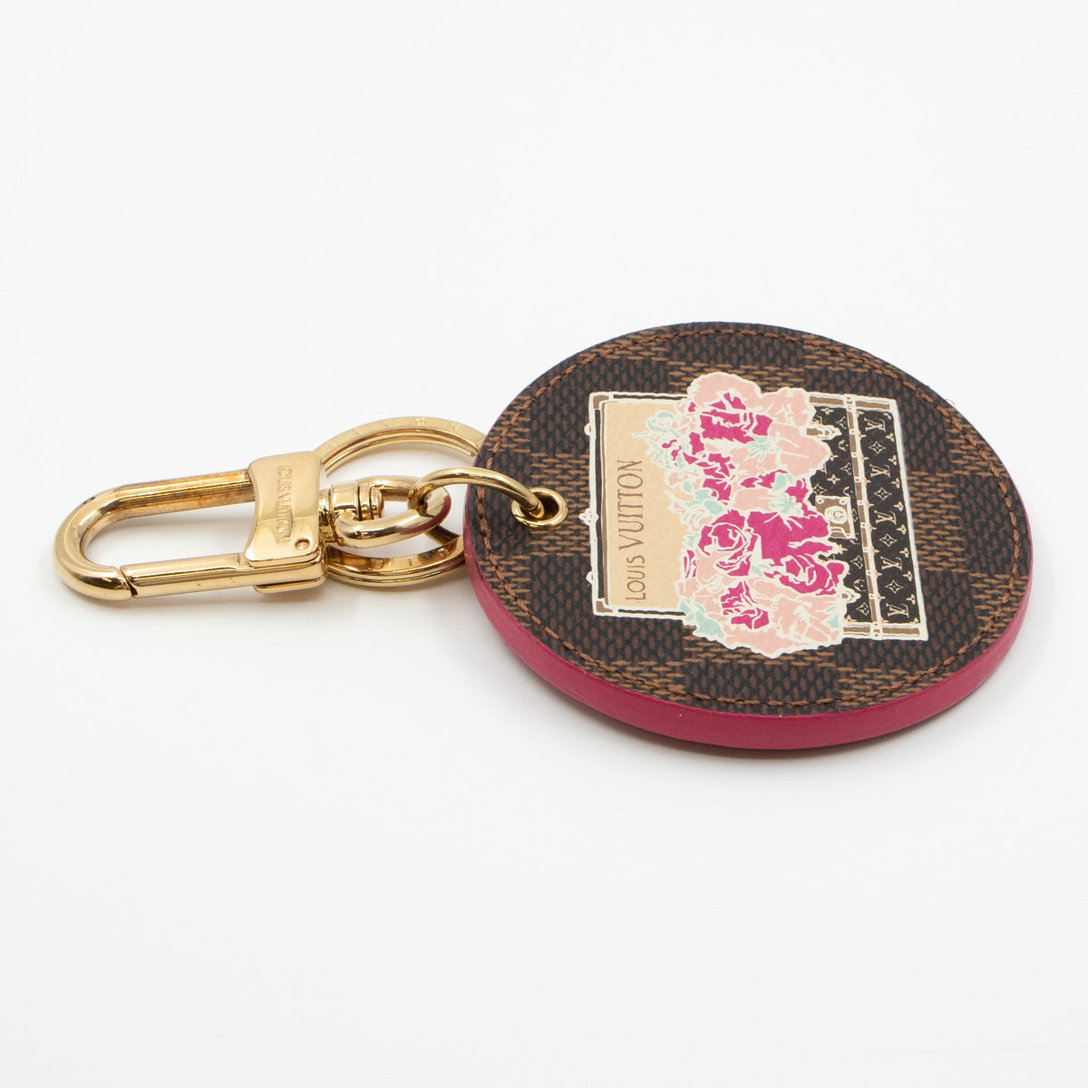 Louis-vuitton Illustre Charm Posies Damier Ebene