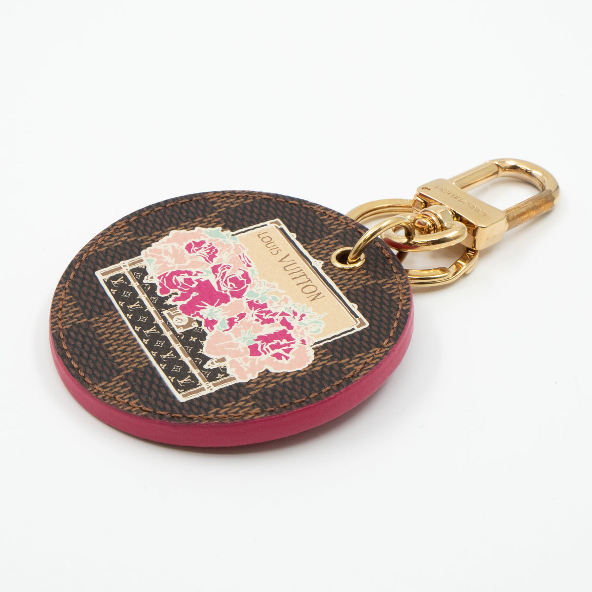 Louis-vuitton Illustre Charm Posies Damier Ebene