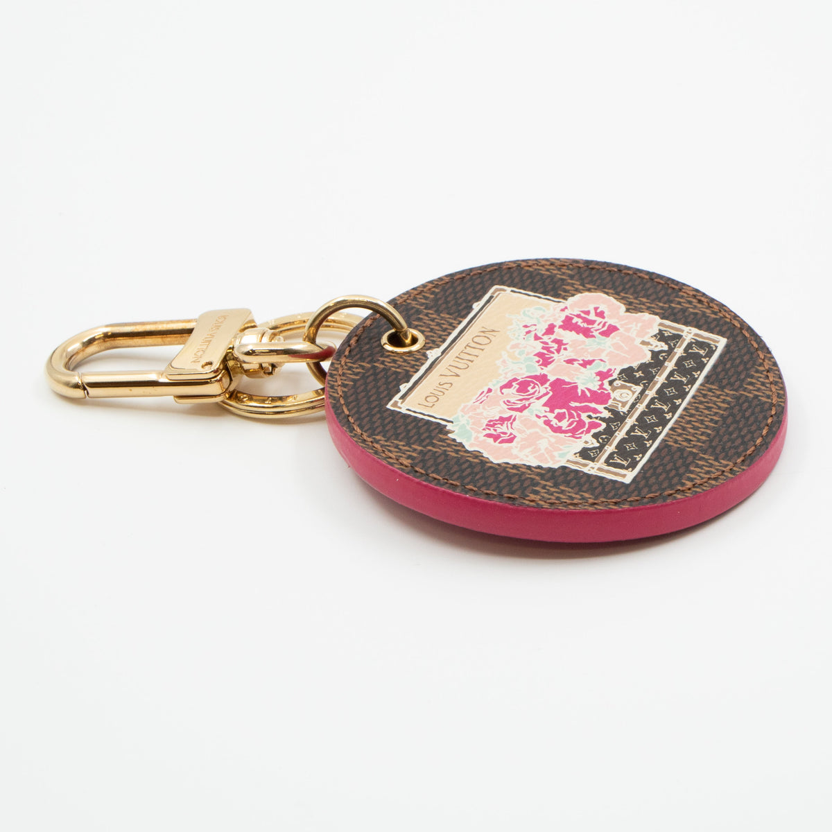 Louis-vuitton Illustre Charm Posies Damier Ebene