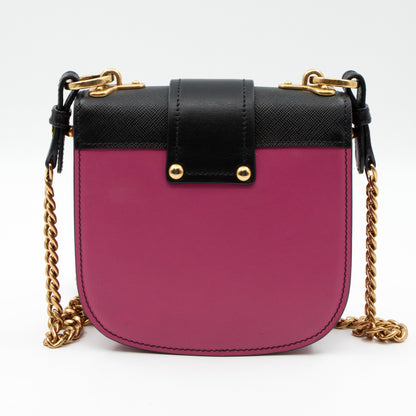 Pionniere City Pink Leather Crossbody Bag
