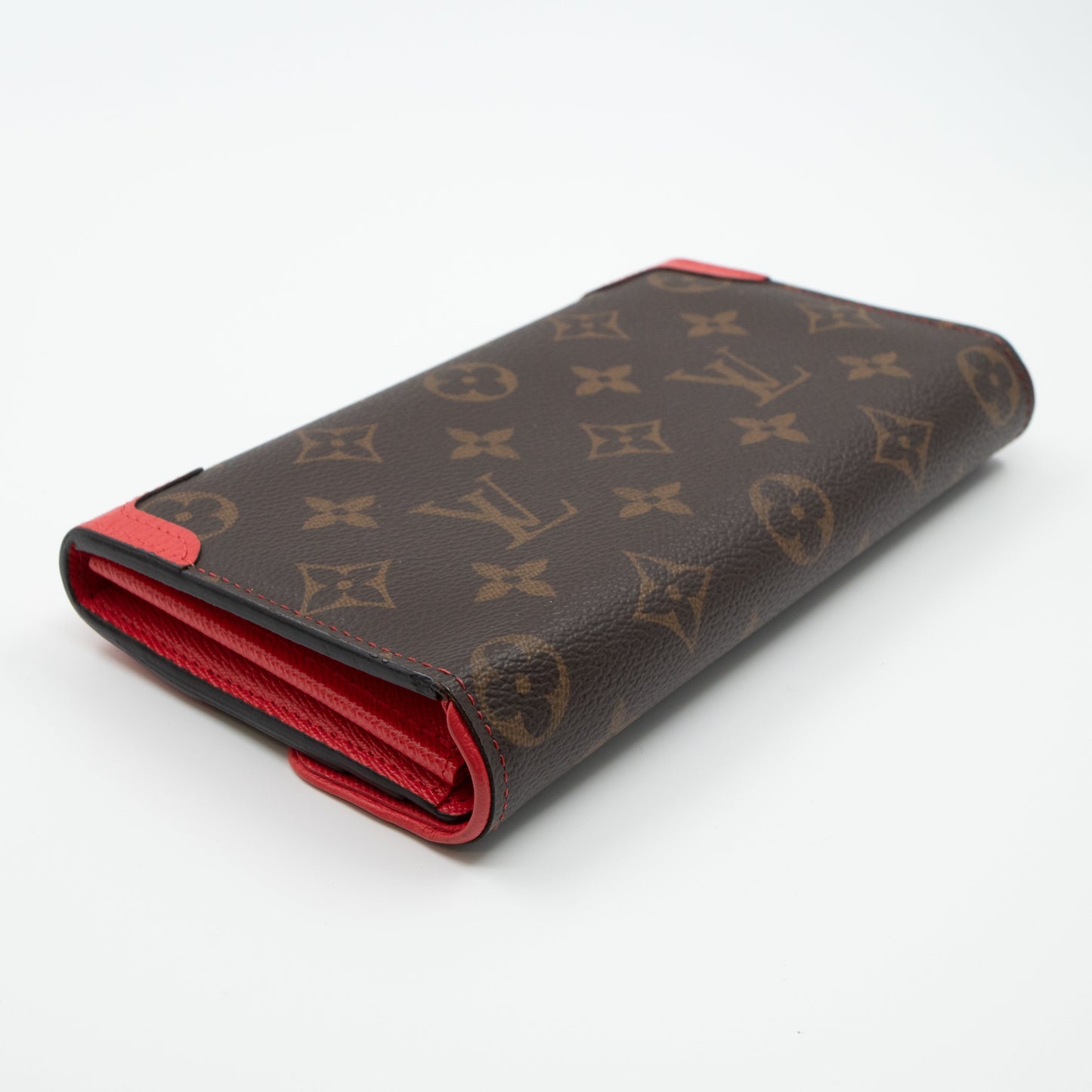 Louis-vuitton Sarah Wallet Retiro Monogram Red