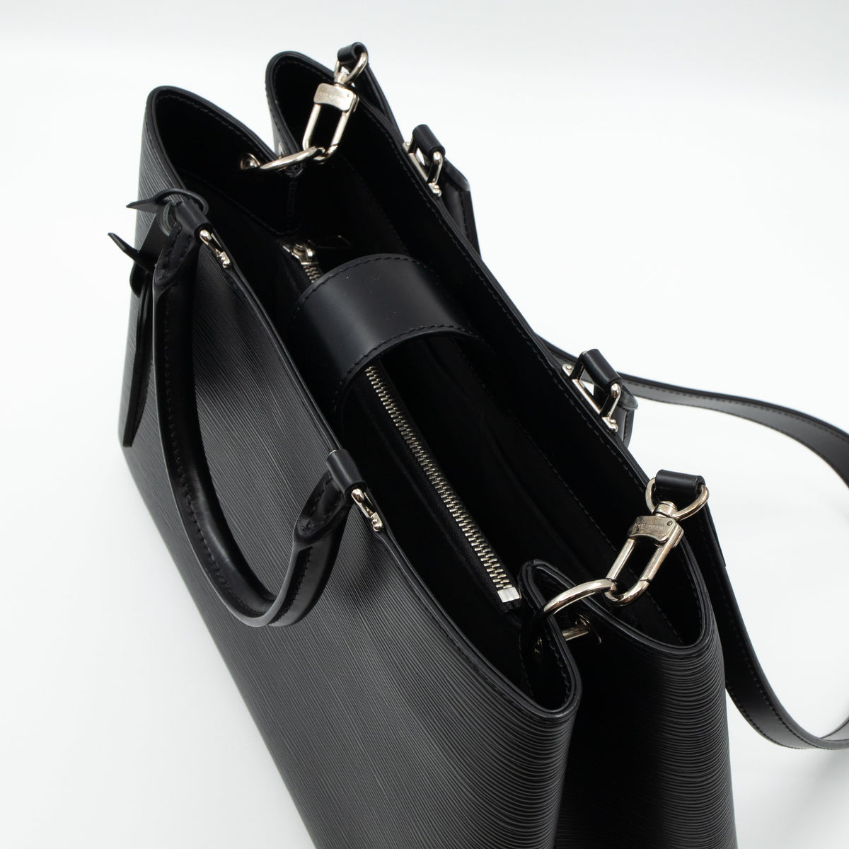 Louis-vuitton Kleber MM Black Epi Leather