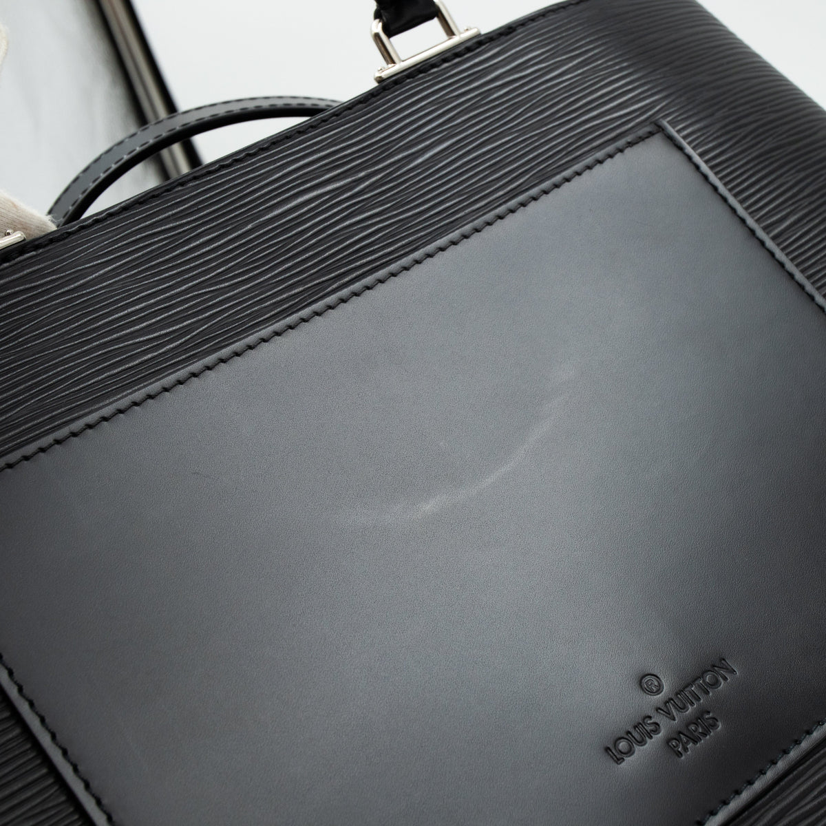 Louis-vuitton Kleber MM Black Epi Leather