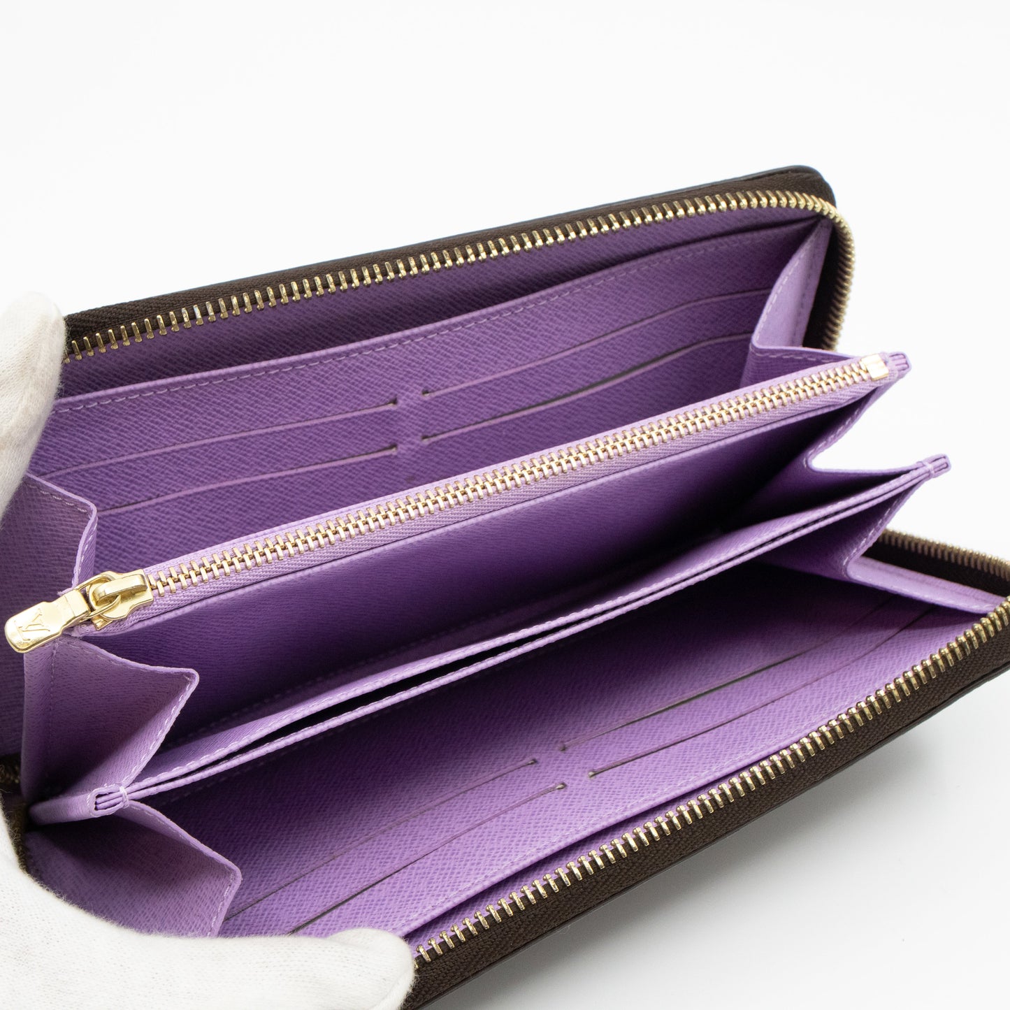 Louis-vuitton Zippy Wallet Damier Ebene Illustre