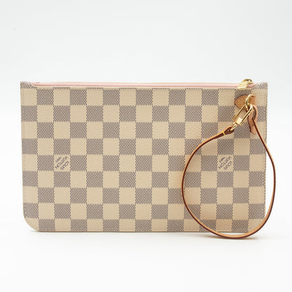 Louis-vuitton Neverfull Pochette Damier Azur