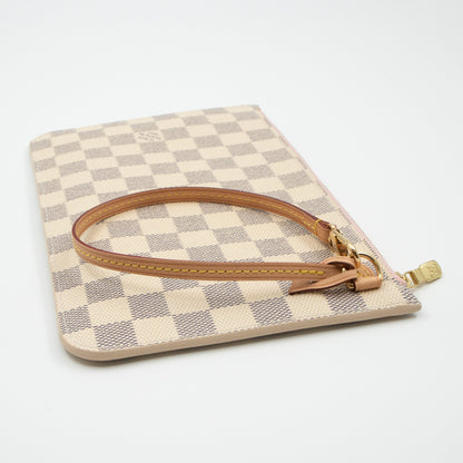Louis-vuitton Neverfull Pochette Damier Azur