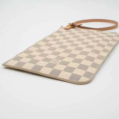 Louis-vuitton Neverfull Pochette Damier Azur
