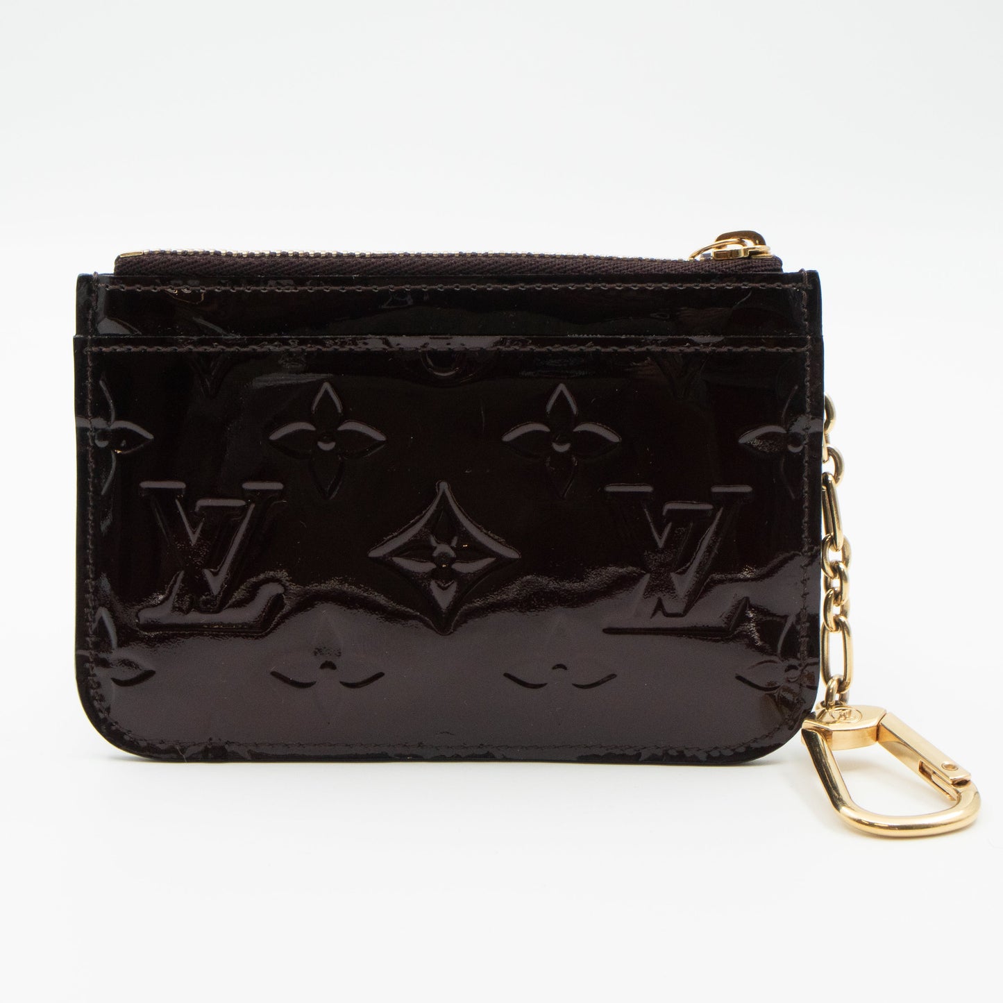Louis-vuitton Key Pouch Vernis Amarante