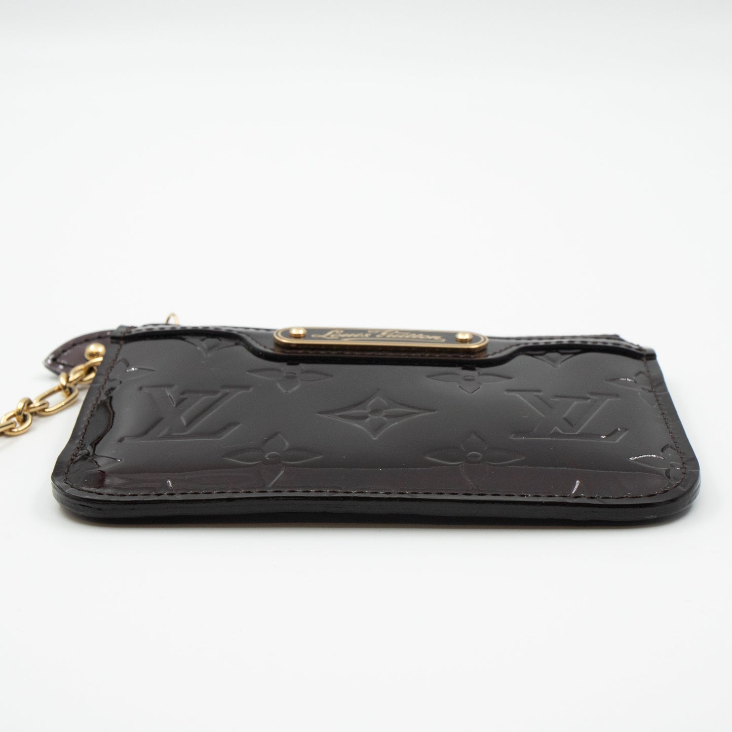 Louis-vuitton Key Pouch Vernis Amarante